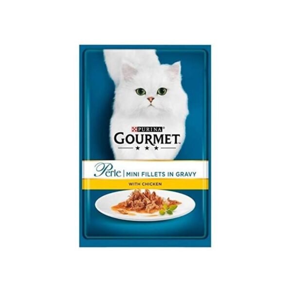 GOURMET PERLE CHICKEN MINI FILLETS IN GRAVY