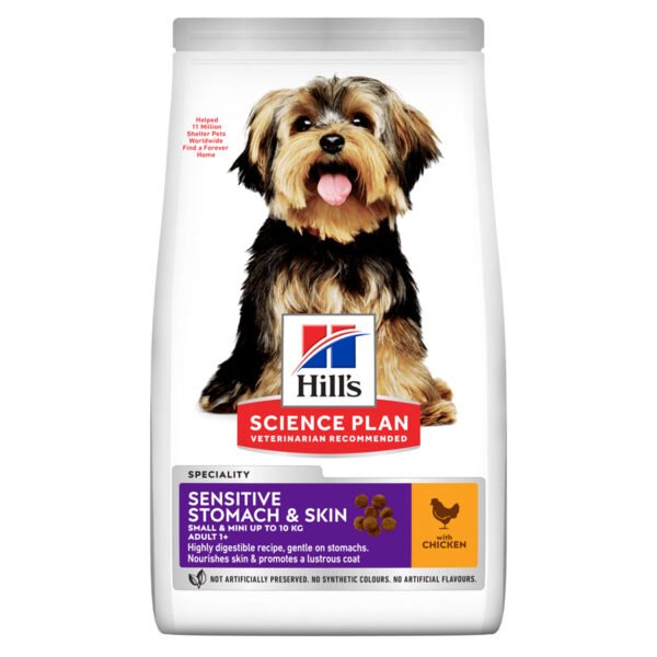 Hill's Science Plan Sensitive Stomach and Skin Small and Mini Dry Adult Dog Food 3kg