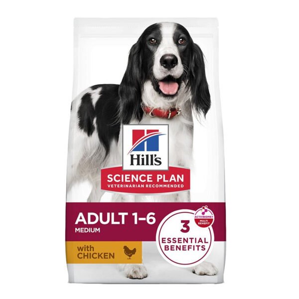 Hill's Science Plan Adult Medium Breed Dry Dog Food with Chicken 14kg