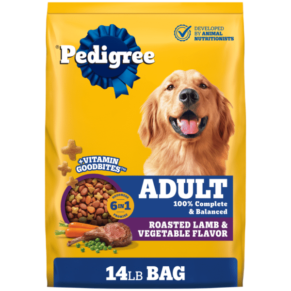 Adult Dry Dog Food, Roasted Lamb & Vegetable